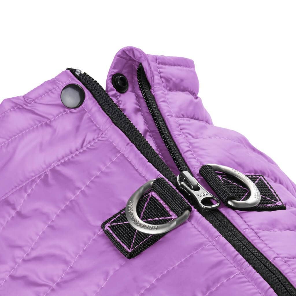 Puffer Vest: Purple