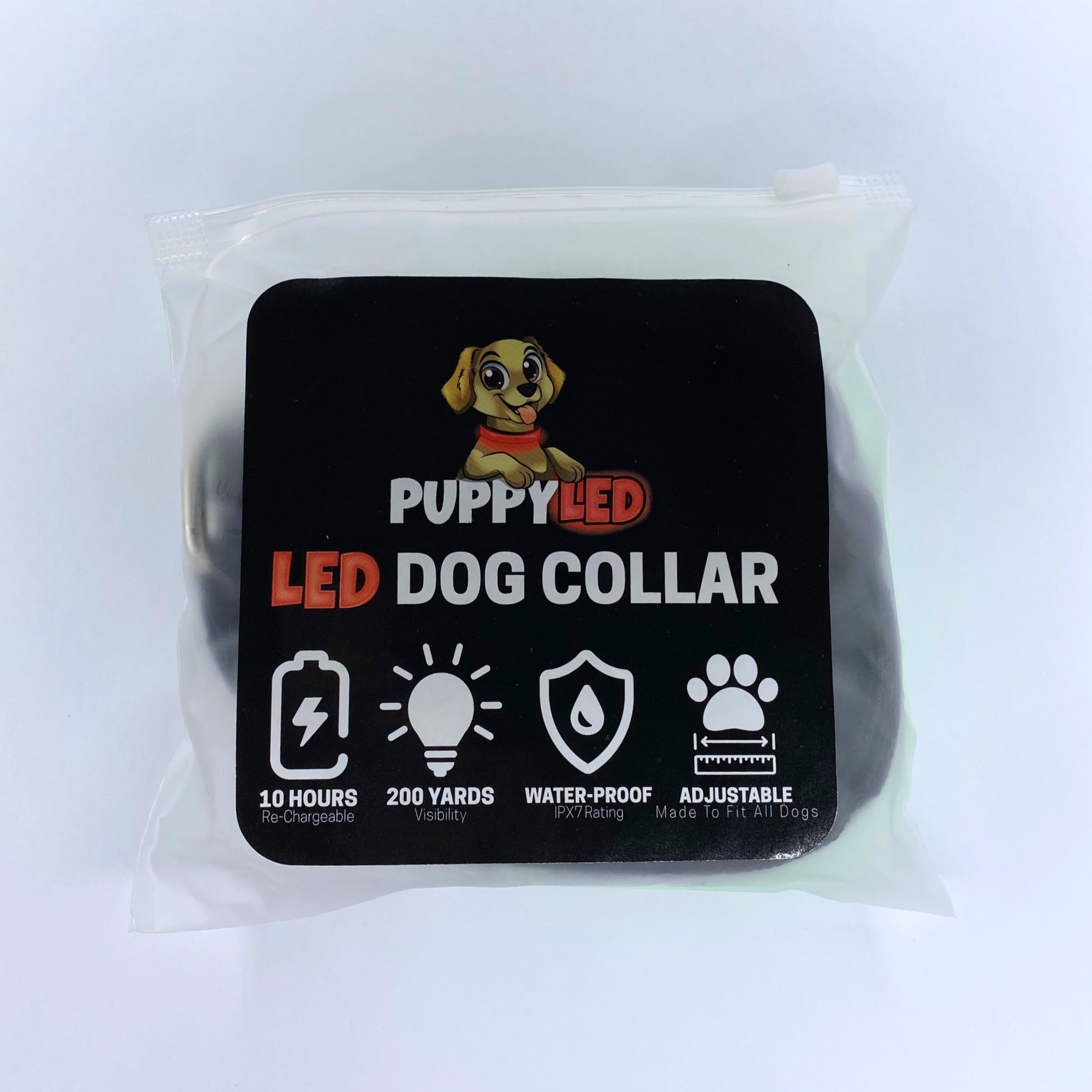 LED Dog Collar: Blue