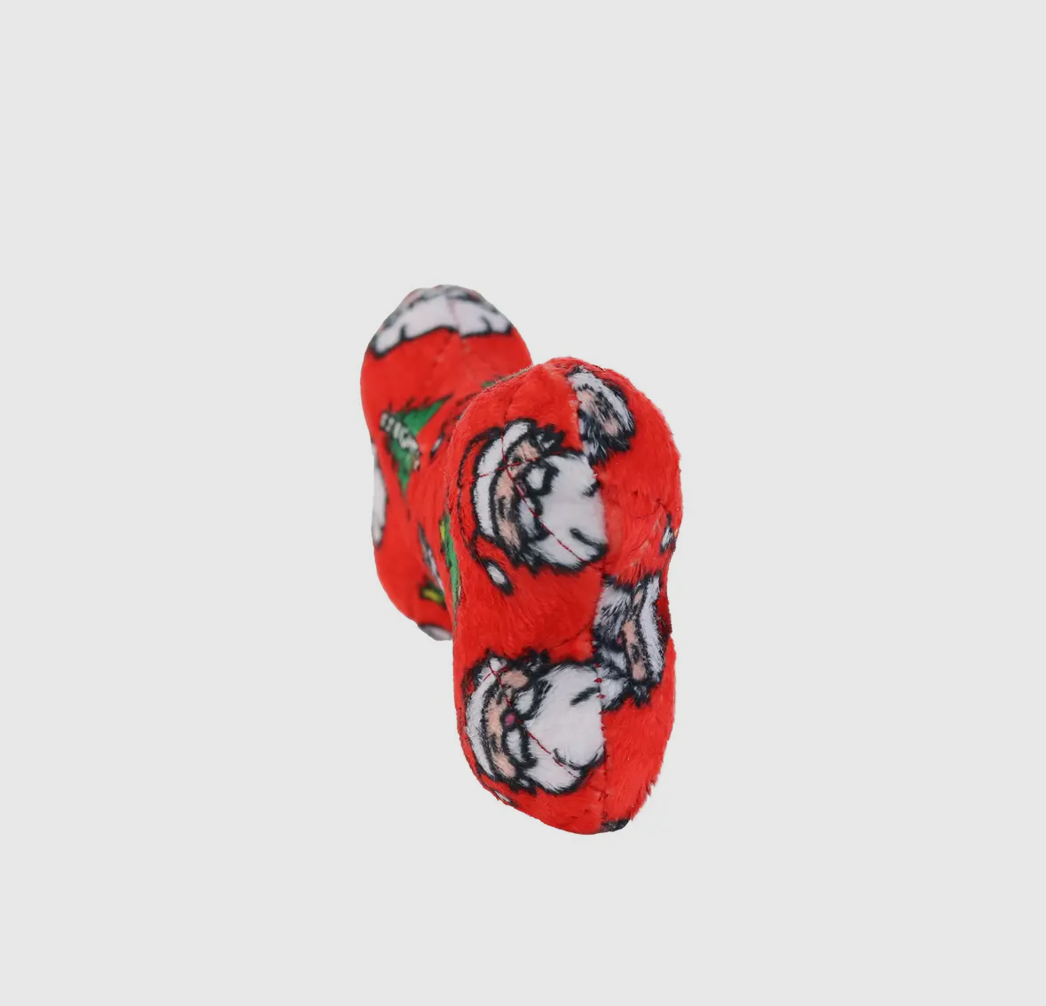 Mighty Bone- Medium Christmas Squeaky Dog Toy, No Stuffing