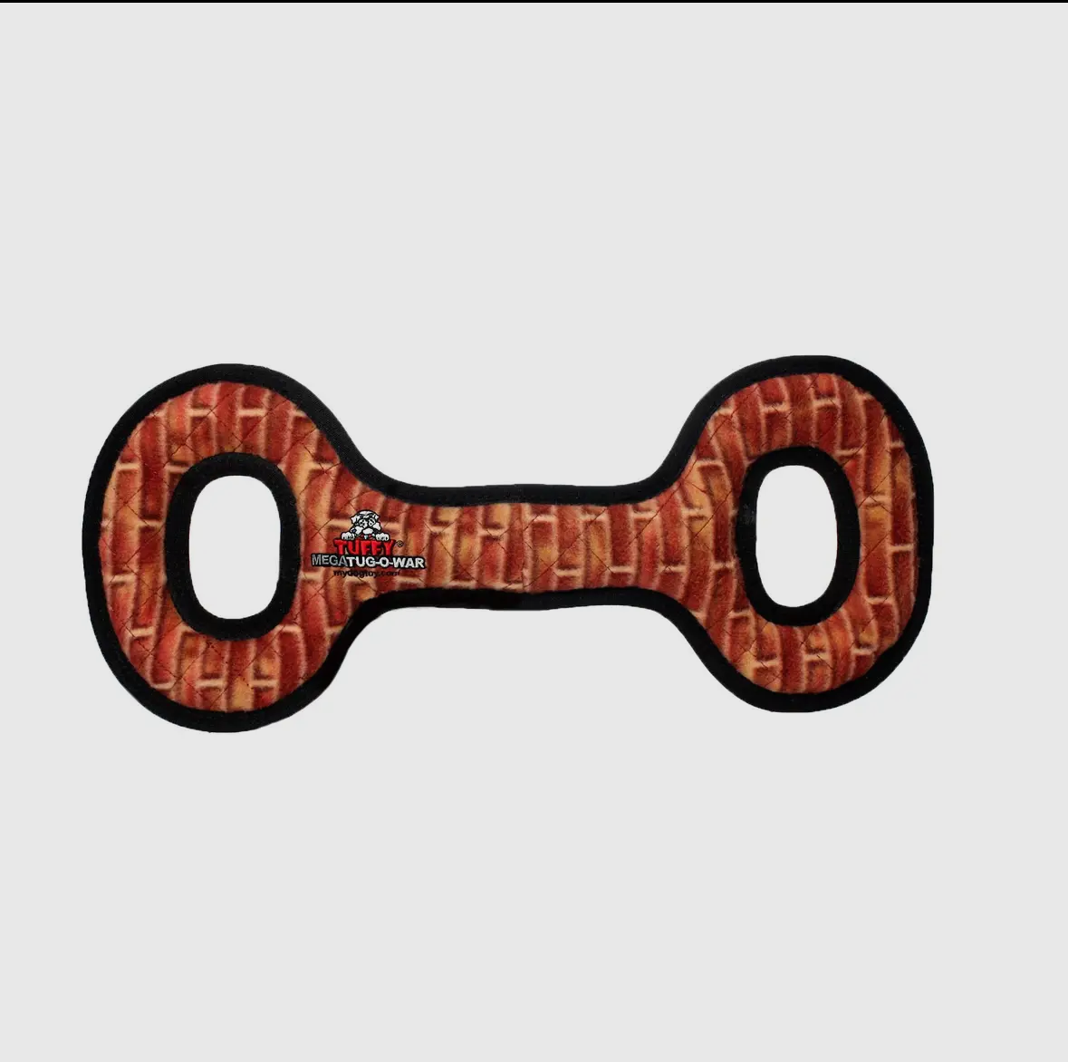 Tuffy Mega Tug Oval Brick, Durable, Tough, Squeaky Dog Toy