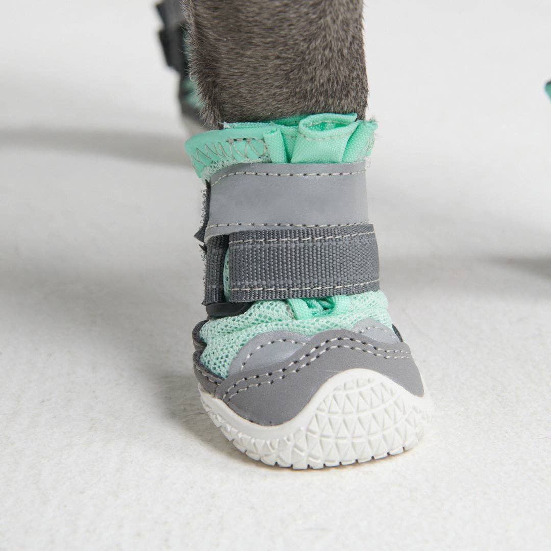 Hot Pavement Pawtector Dog Shoes - Teal: E (8.1cm-9.5cm / 3.2"-3.7")