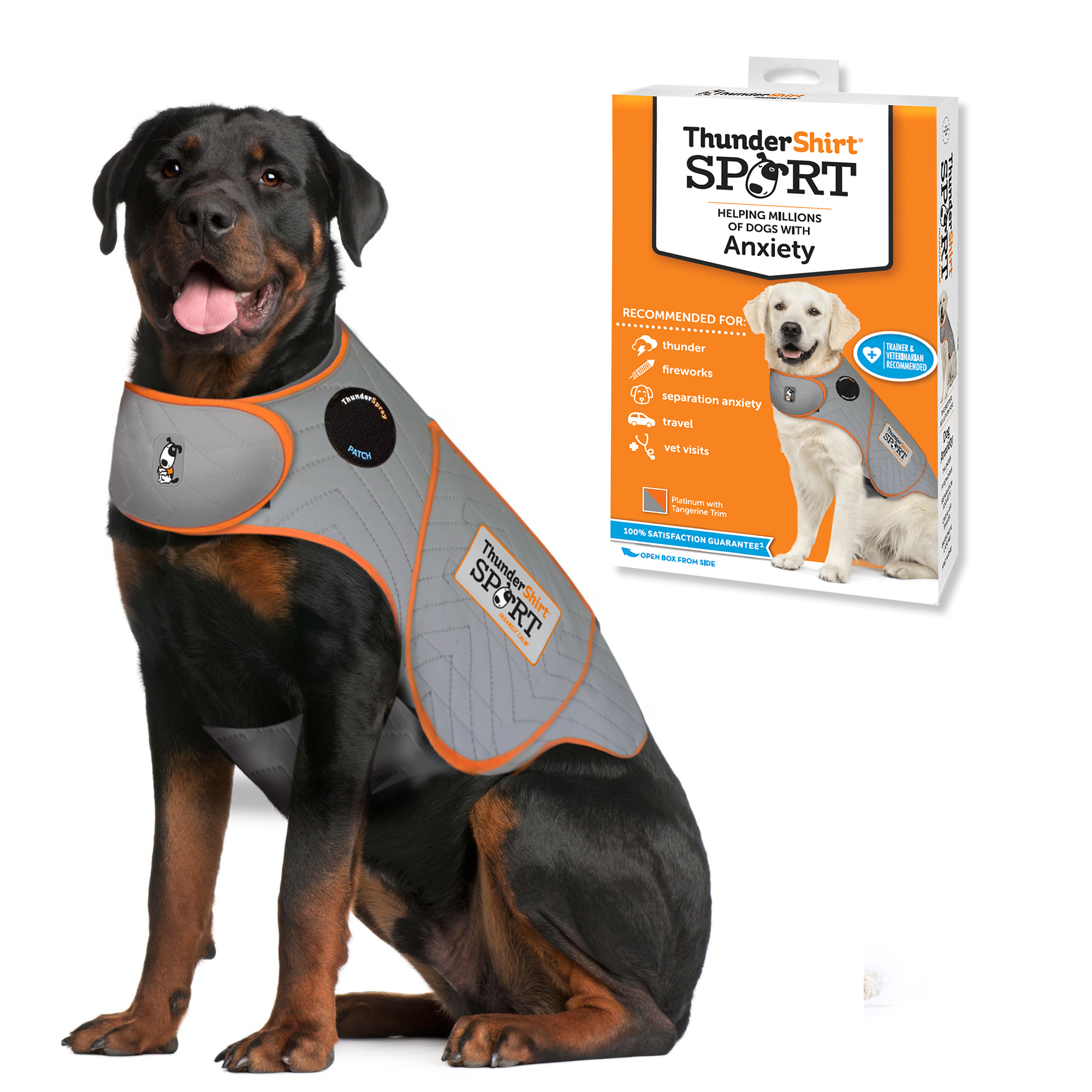ThunderShirt for Dogs Platinum Sport - Dog Anxiety
