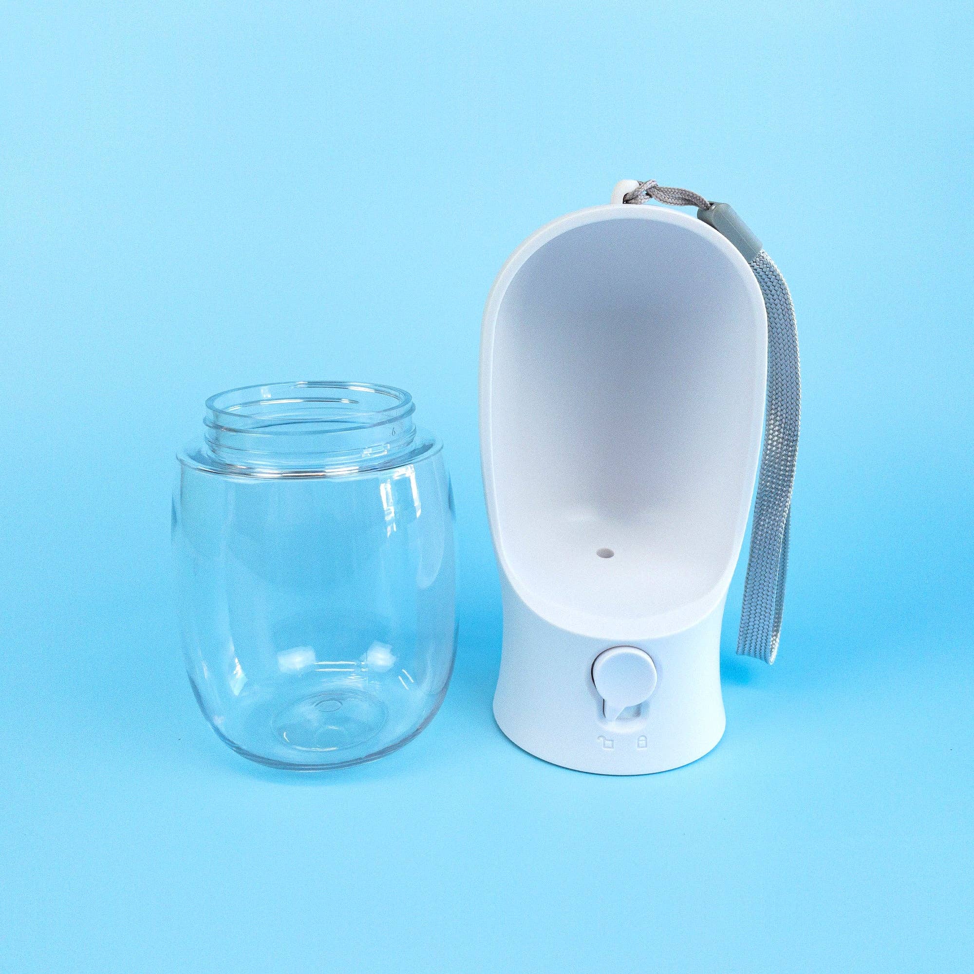 Pet Water Bottle: White