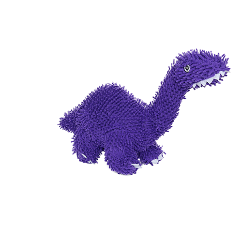 Mighty Microfiber Ball Brachiosaurus, Squeaky Dog Toy