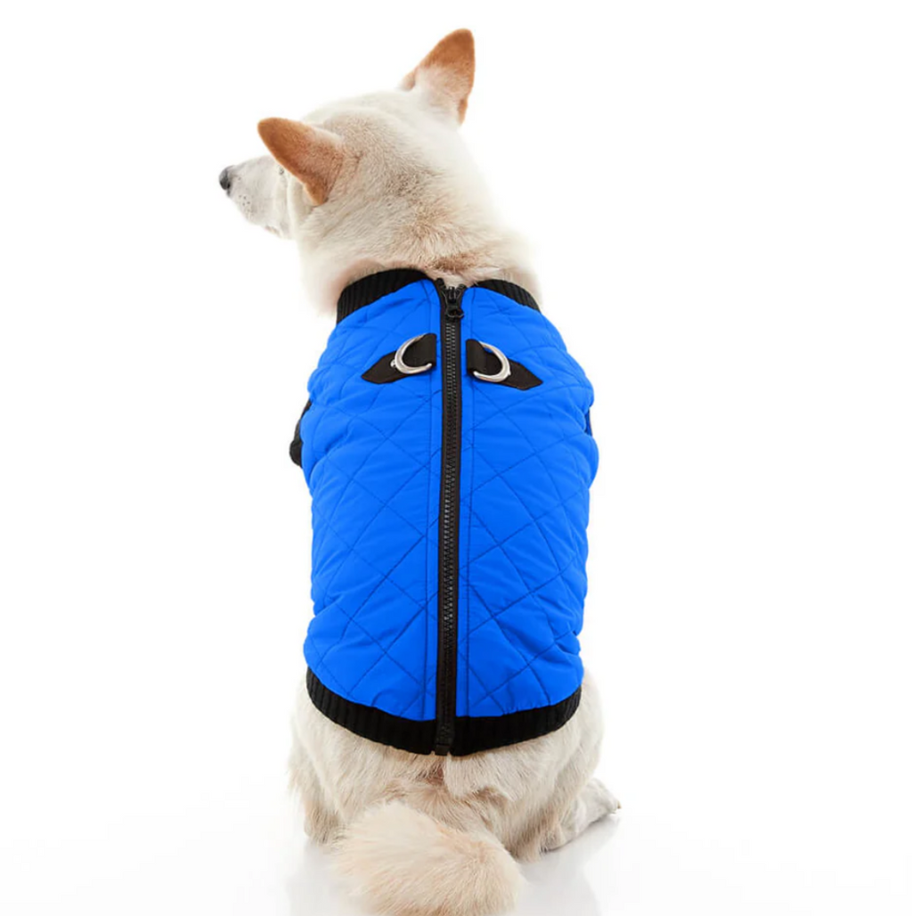 Bomber Vest: Blue