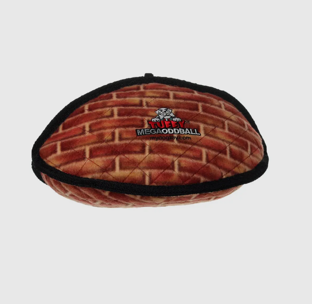 Tuffy Mega Odd Ball Brick, Durable, Tough Dog Toy