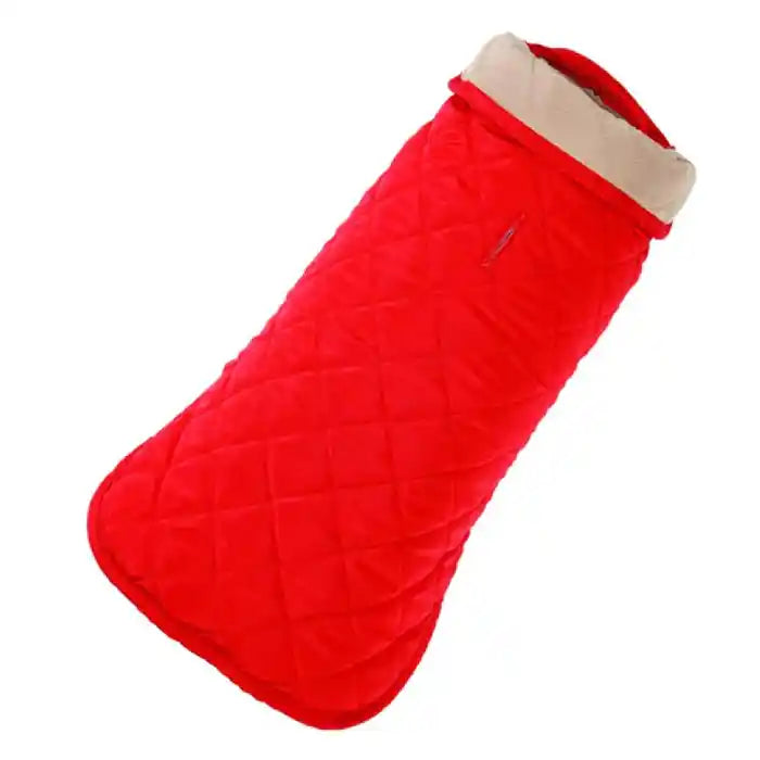 Diamond Quilted Dog Coat