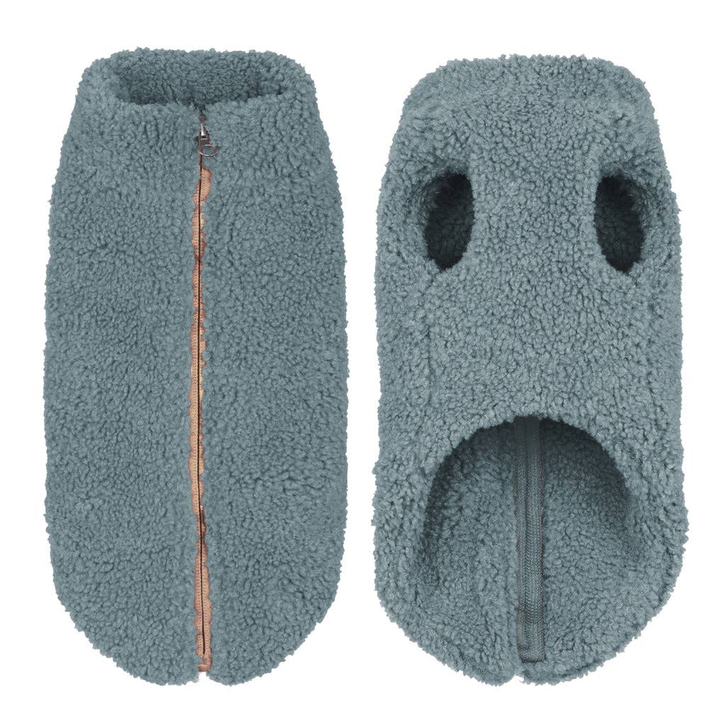 Sherpa Vest: Stone Blue