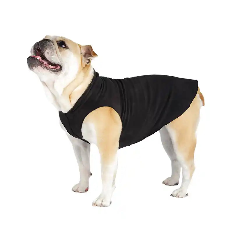 Stretch Fleece Dog Shirt for Medium-Large Dogs (~15-50lbs)