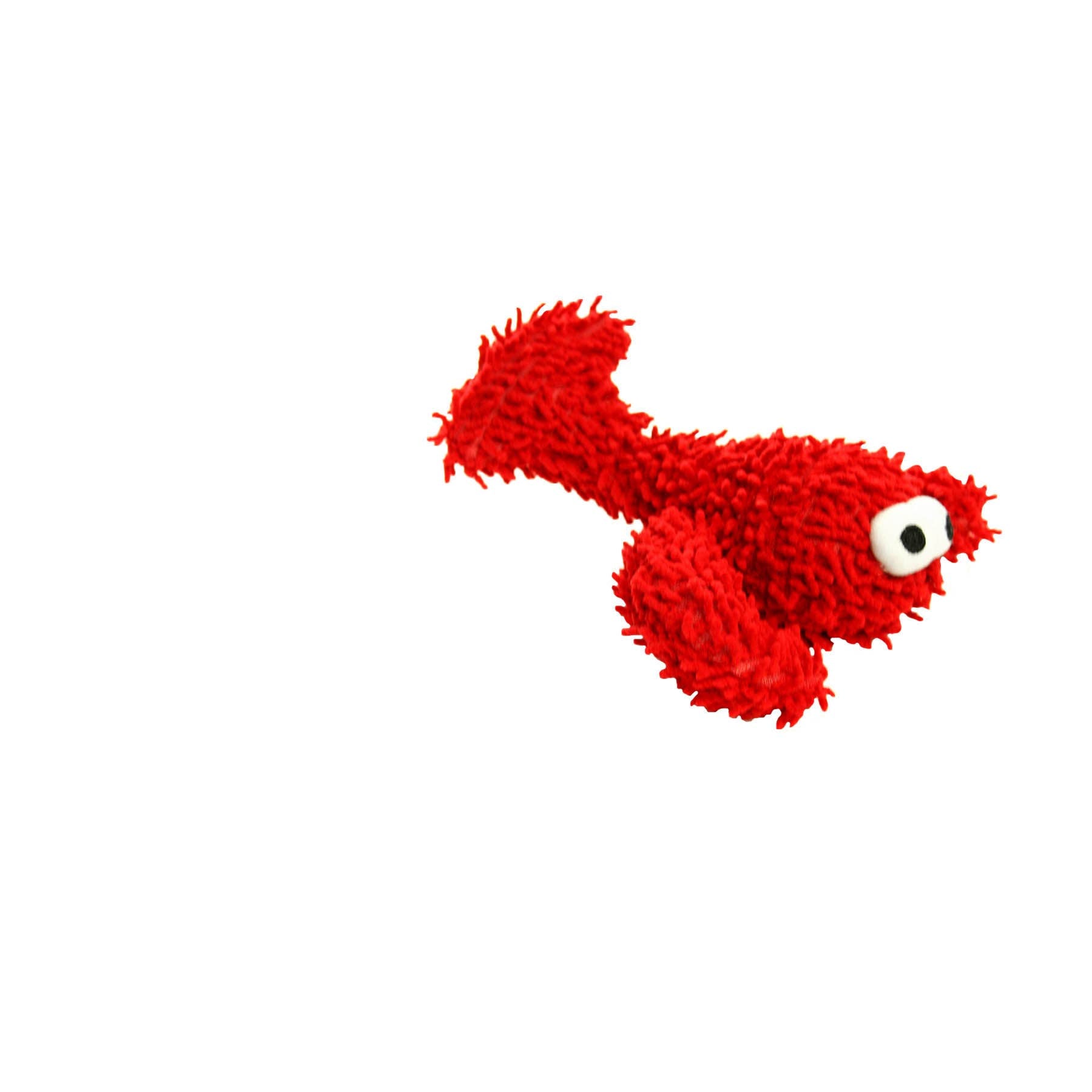 Mighty Jr Microfiber Ball Lobster, Durable, Squeaky Dog Toy