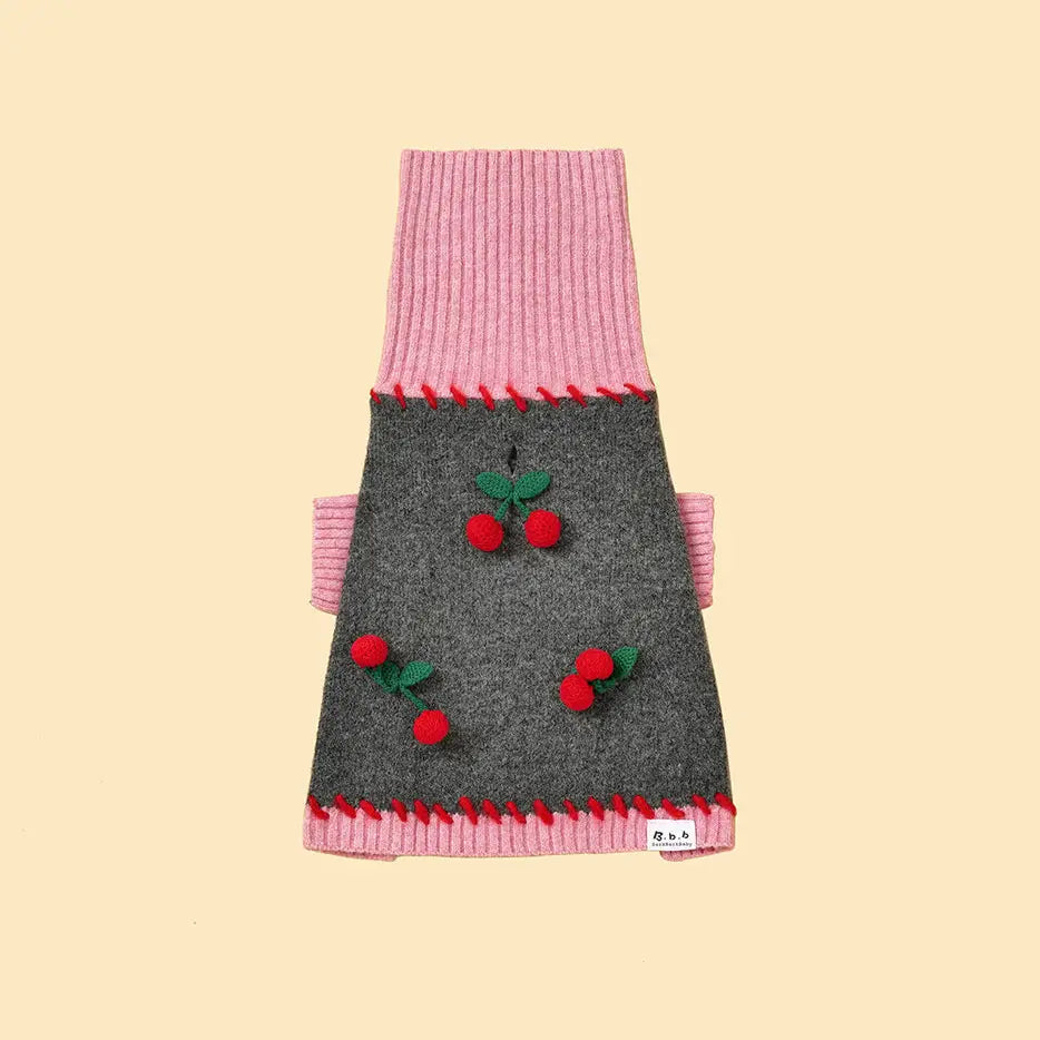 Cherry Kiss Dog Sweater