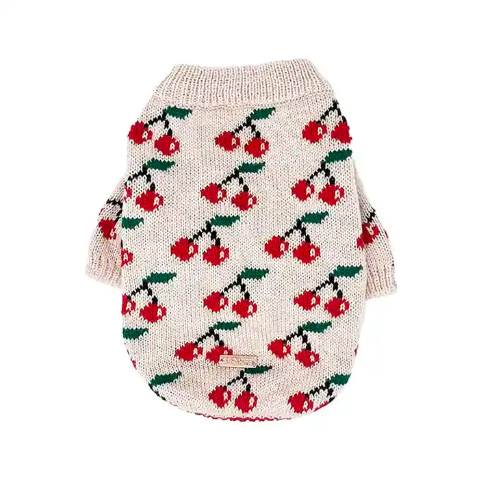 Cherry Delight Dog Sweater