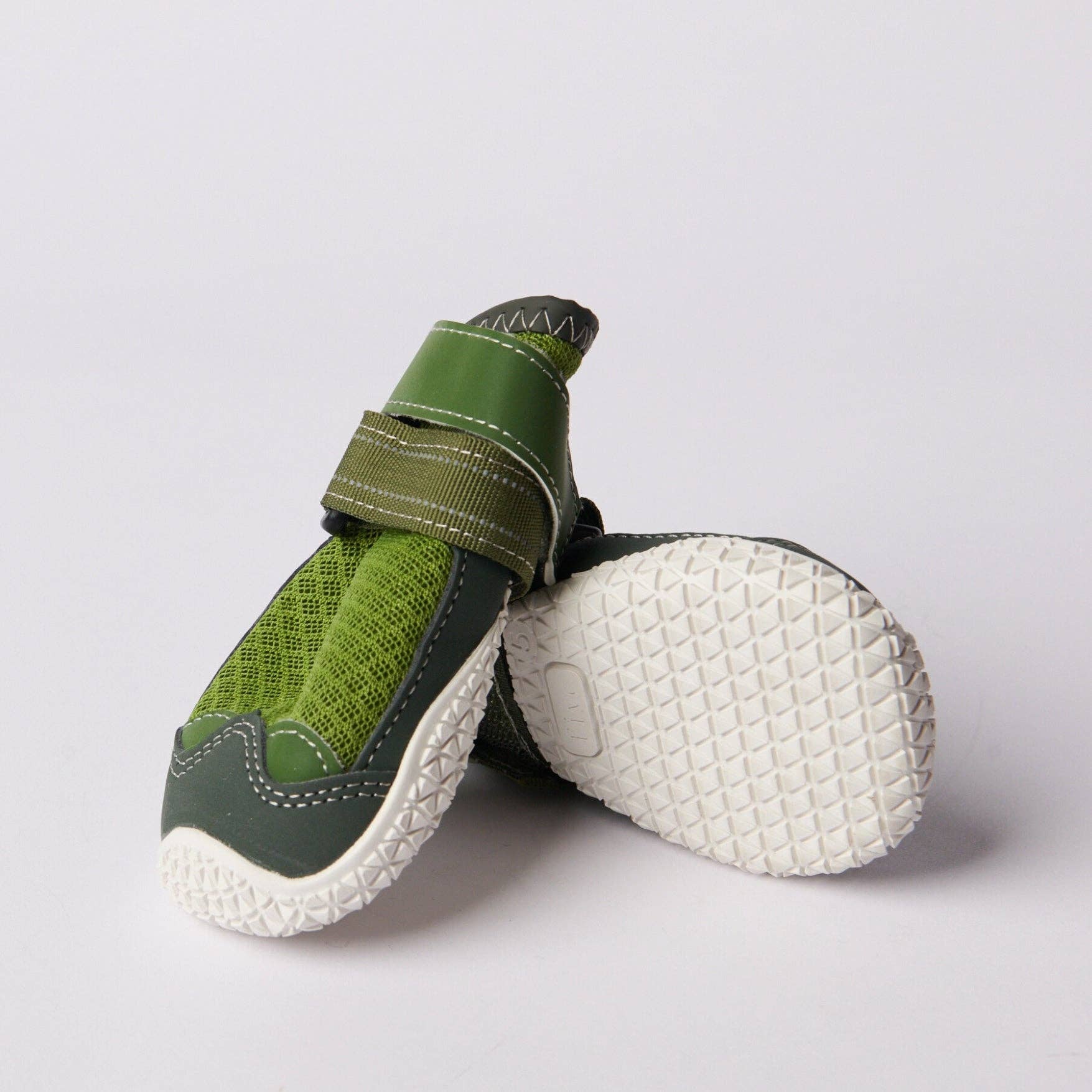 Hot Pavement Pawtector Dog Shoes - Green: B (5.1cm-6.0cm / 2.1"-2.3")