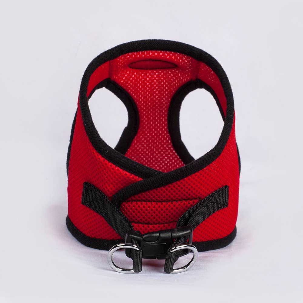 Mesh Step in Harnesses: Red