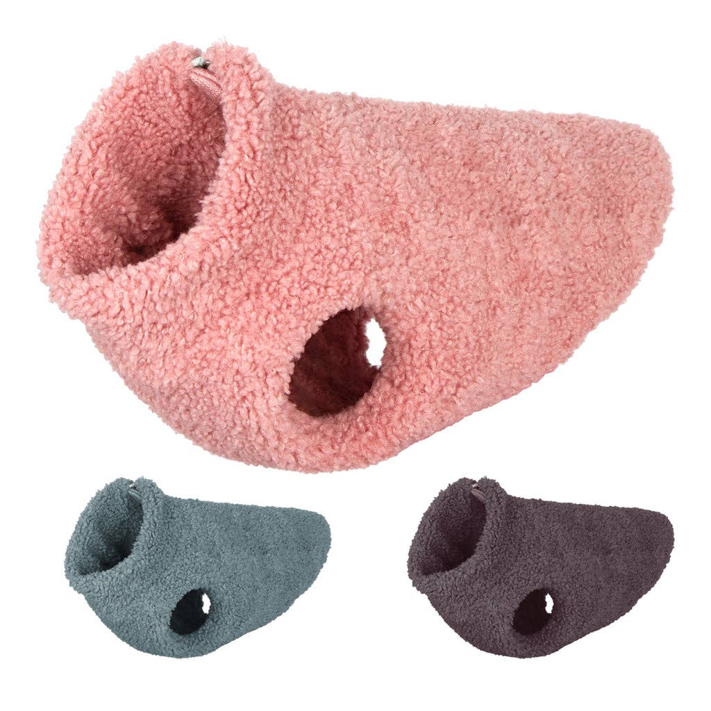 Sherpa Vest: Mauve Pink