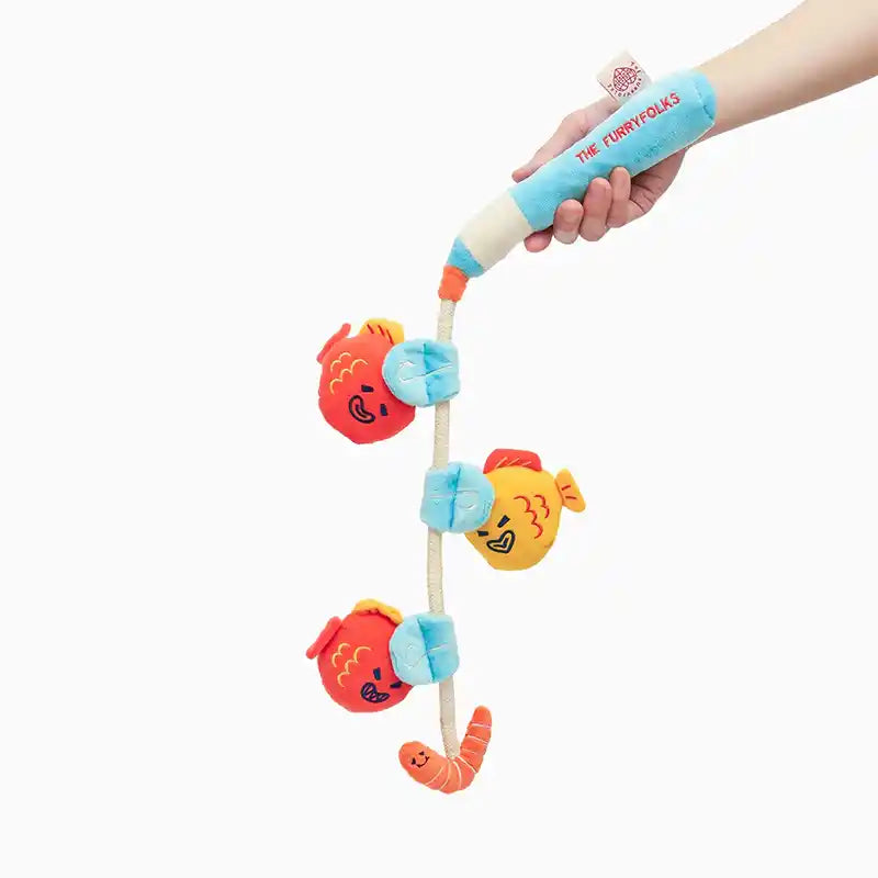 Fishing "Nosework" and Dog Tug Toy