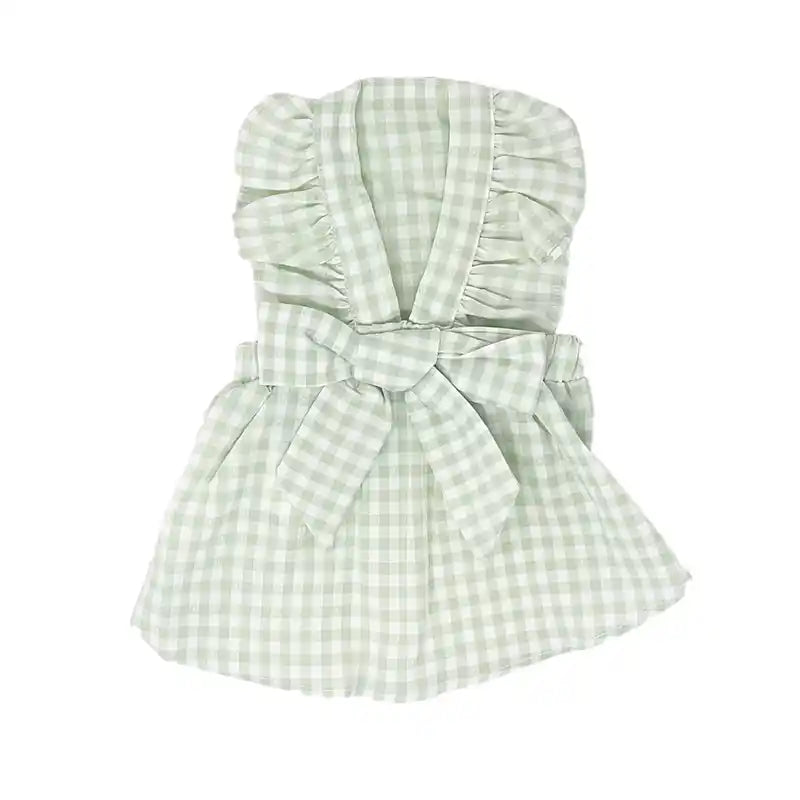 Gingham Dog Dress