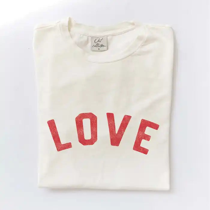 LOVE Mineral Washed T-Shirt for Humans