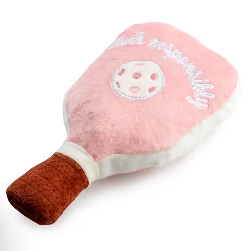 Pickleball Paddle Plush Dog Toy
