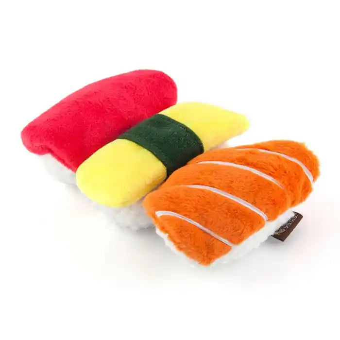 Sushi Trio Dog Toy