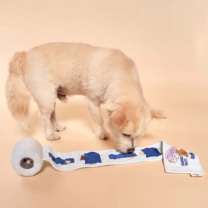 Toilet Paper Dog "Nosework" Toy